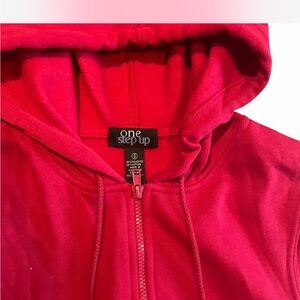 One Step Ahead Women's Red Hoodie